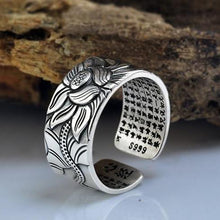 Charger l&#39;image dans la galerie, Bague de lotus en argent
